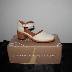 Portland Leather Goods Patina Mary Jane Chunky Heels